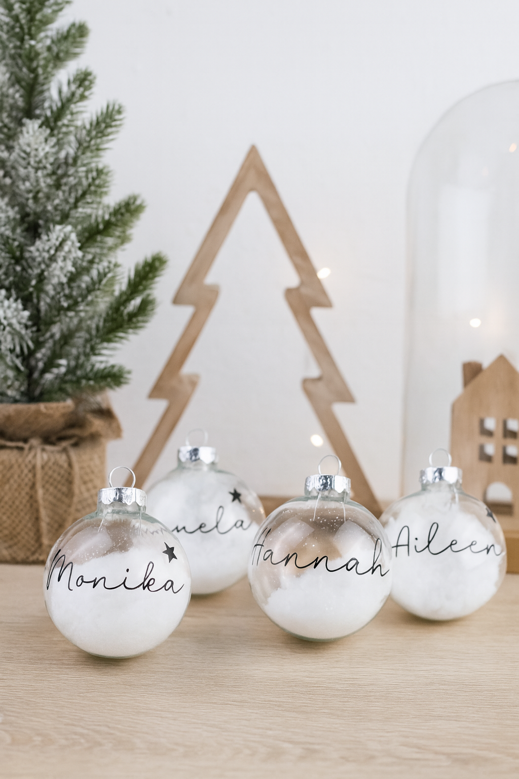 Personalisierte Weihnachtskugel mit Namen