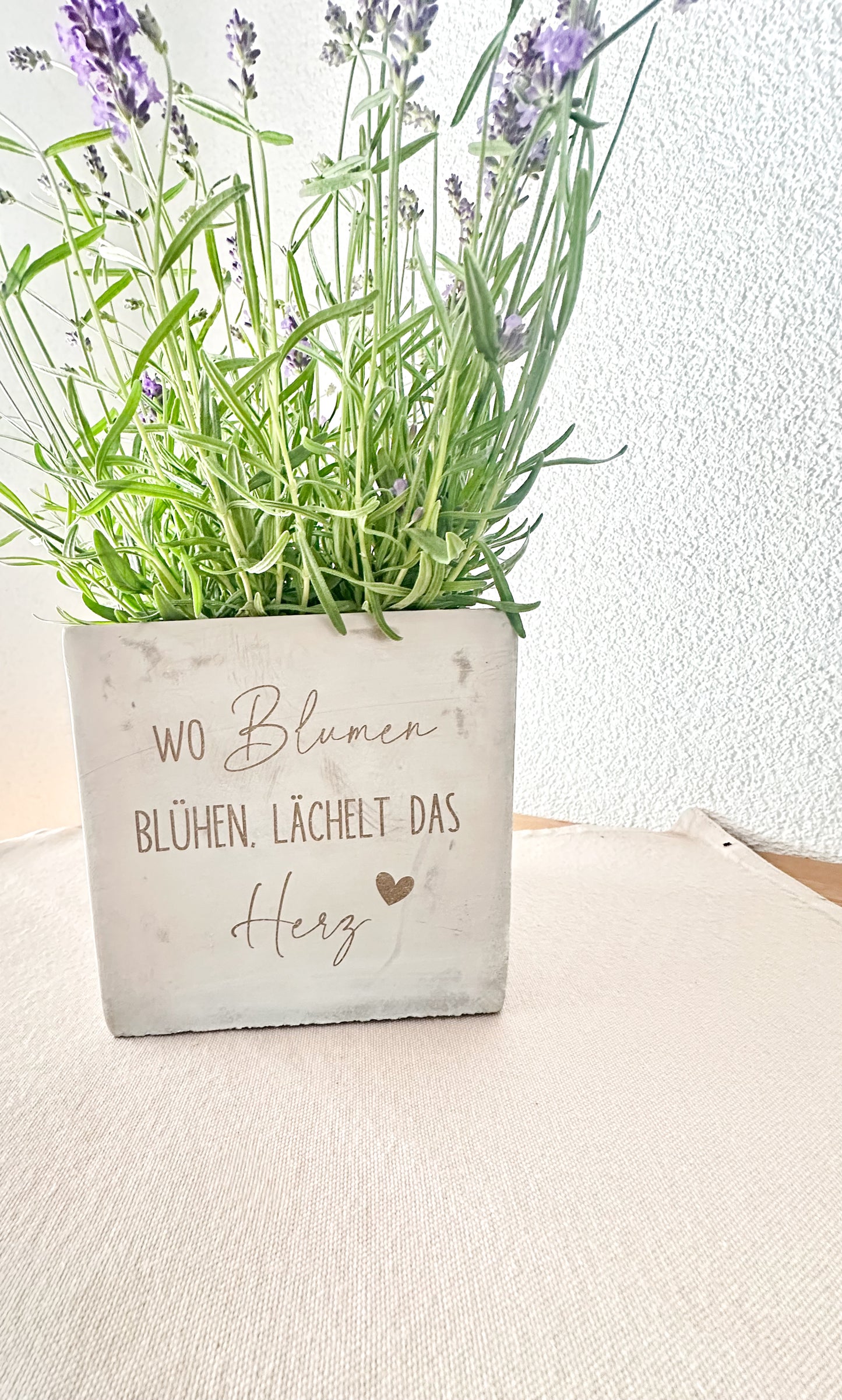 Blumentopf- "wo Blumen blühen"