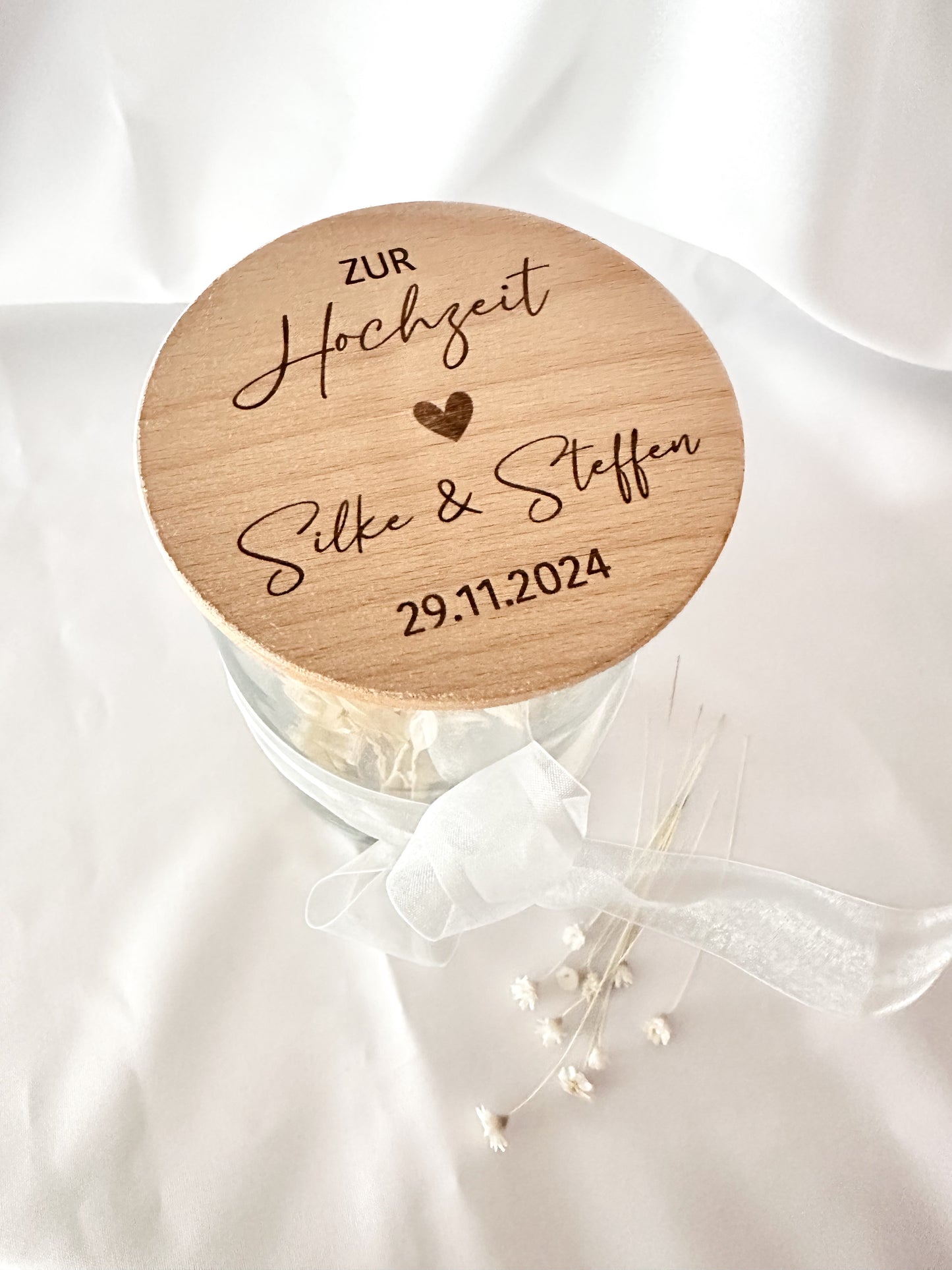 Vorratsglas- Zur Hochzeit