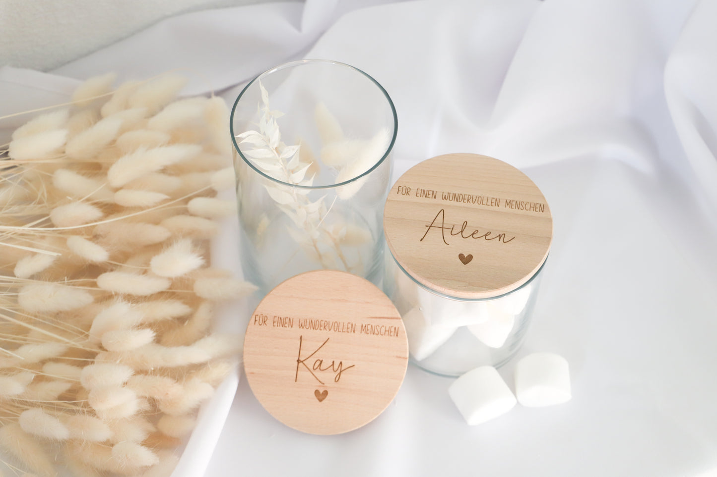 Vorratsglas mit Namen