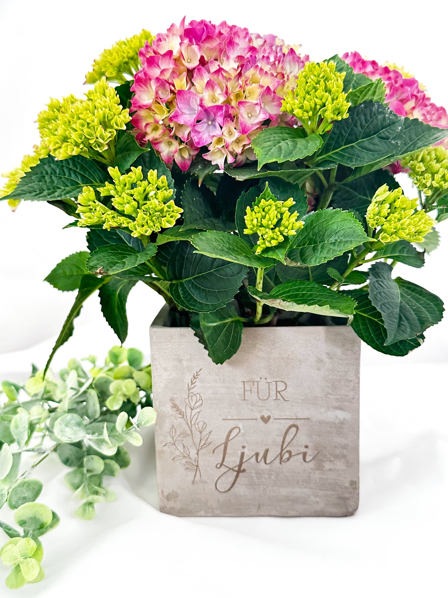 Blumentopf personalisert mit Name