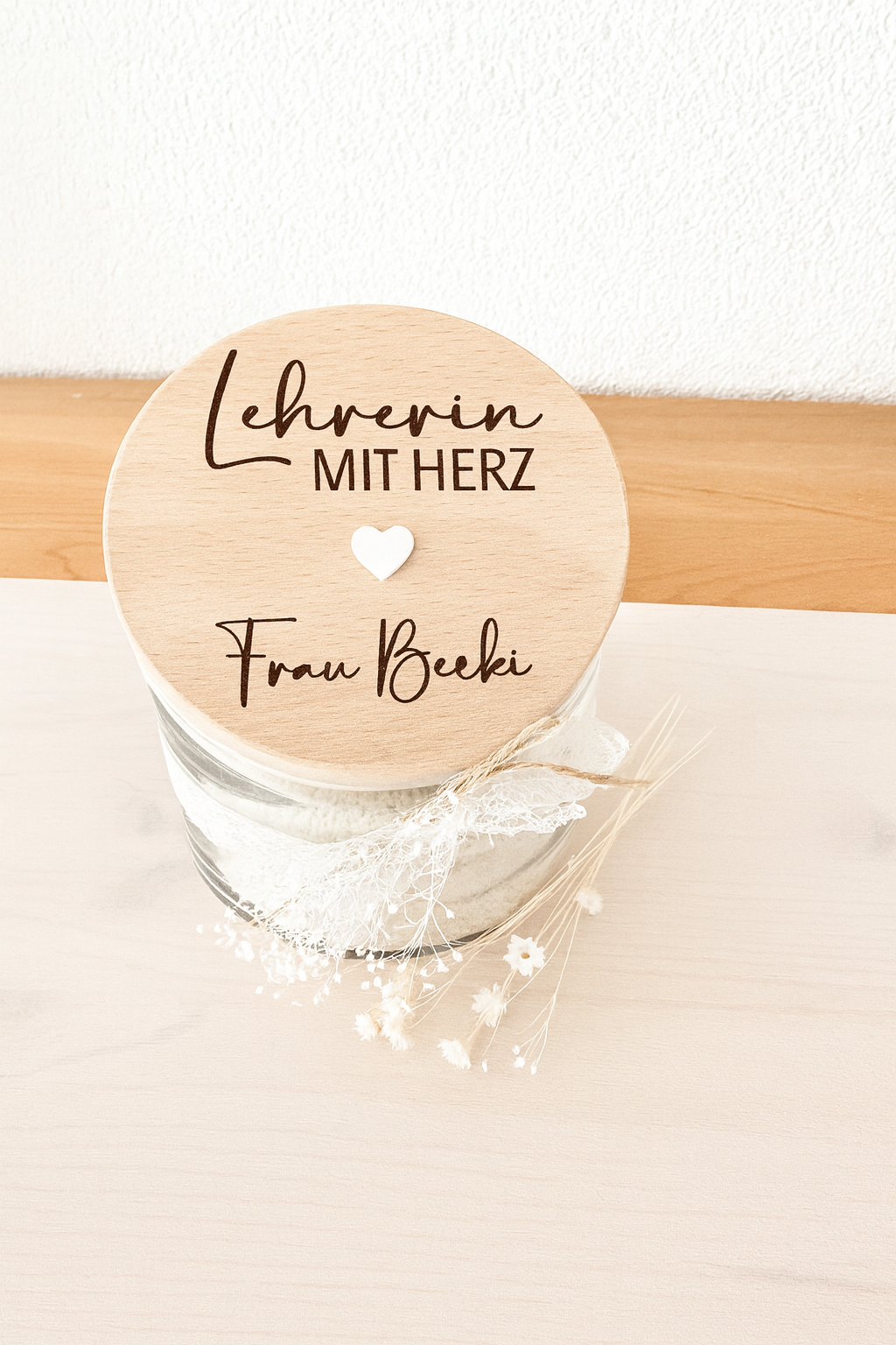 Vorratsglas-Lehrerin / Erzieherin