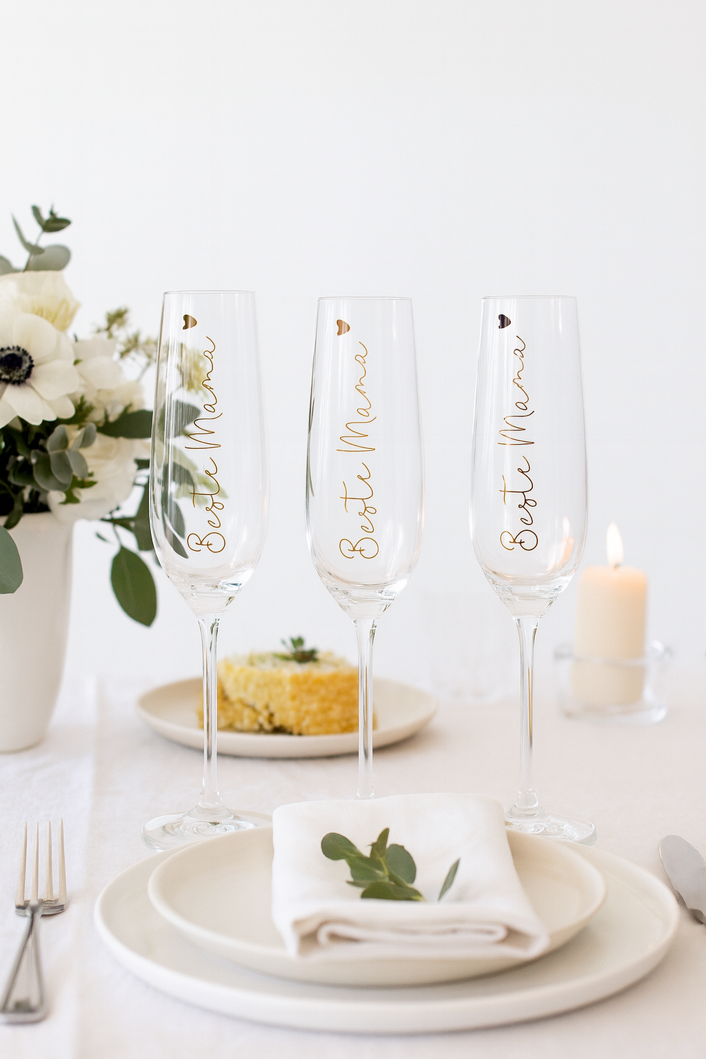 Sektglas „beste Mama“