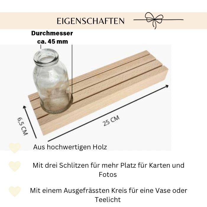 Kartenständer -Herzmensch