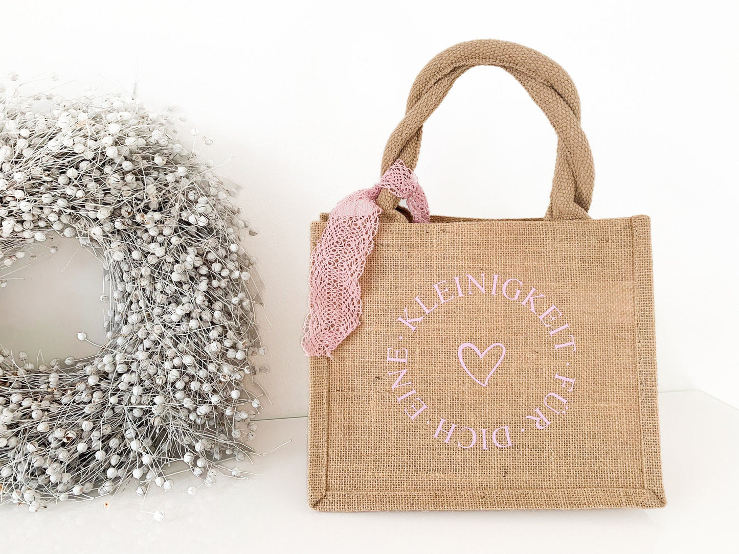 Jutetasche „Eine Kleinigkeit für Dich“