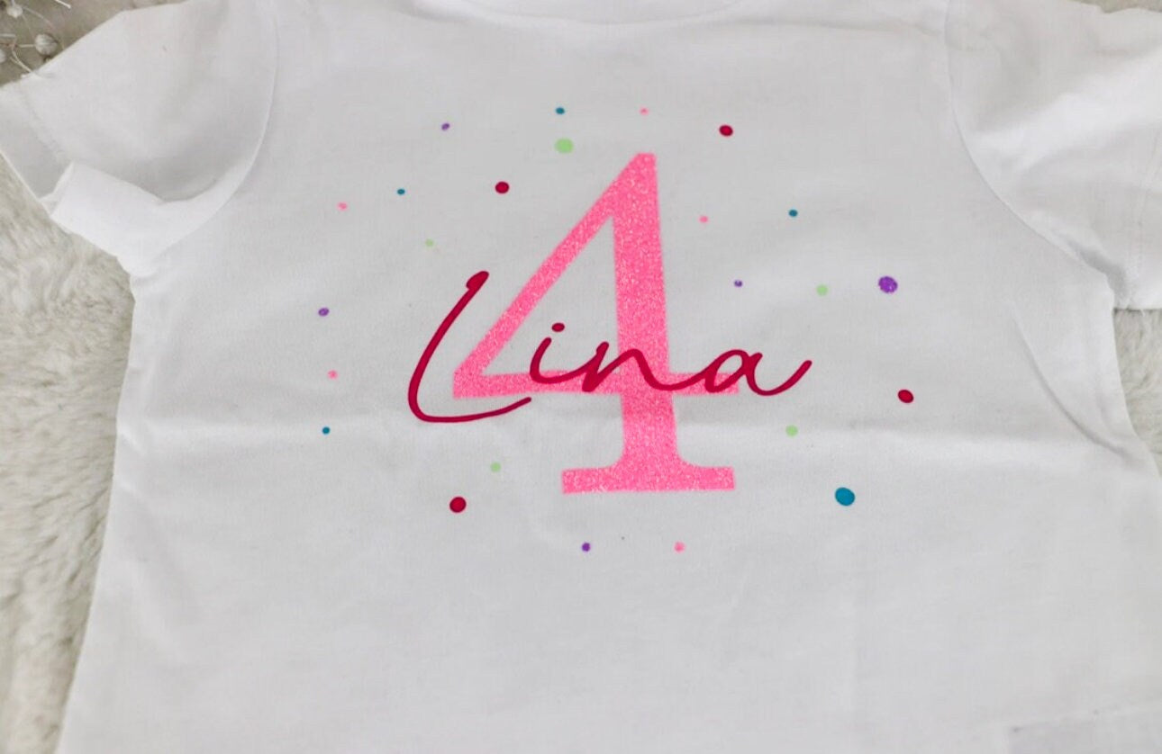 Kindergeburtstag T-Shirt mit Jahreszahl