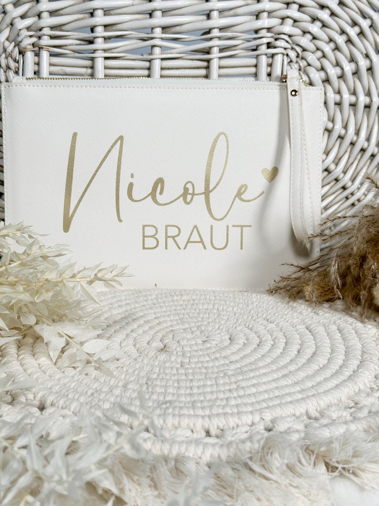 Personalisierte Braut-Clutch
