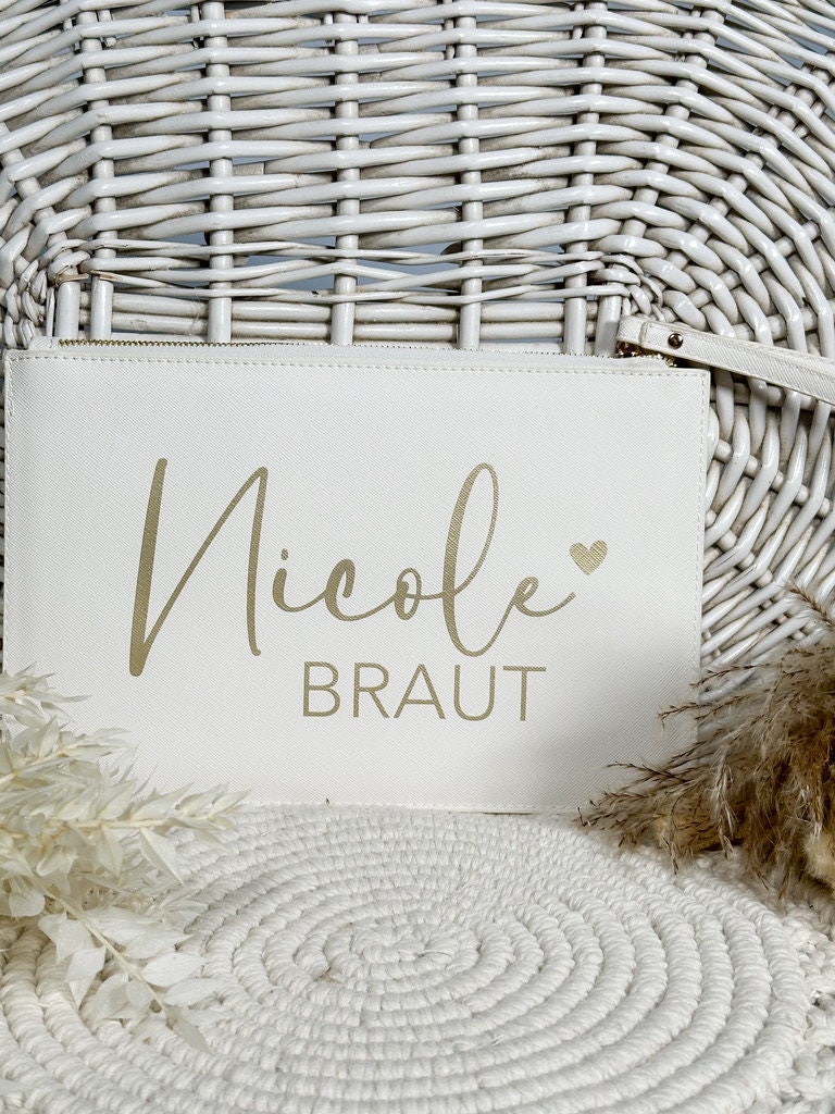 Personalisierte Braut-Clutch