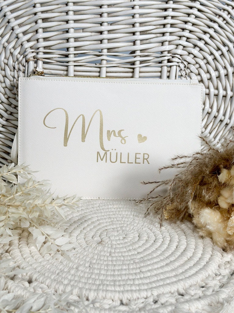 Personalisierte Braut-Clutch
