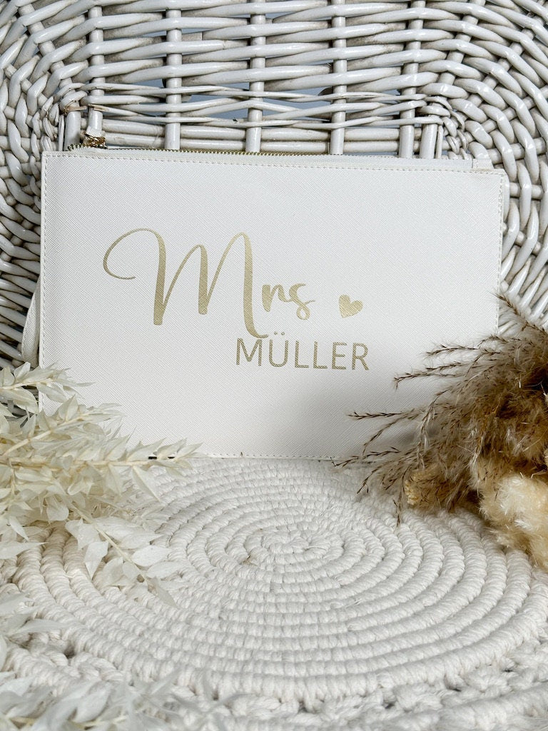 Personalisierte Braut-Clutch