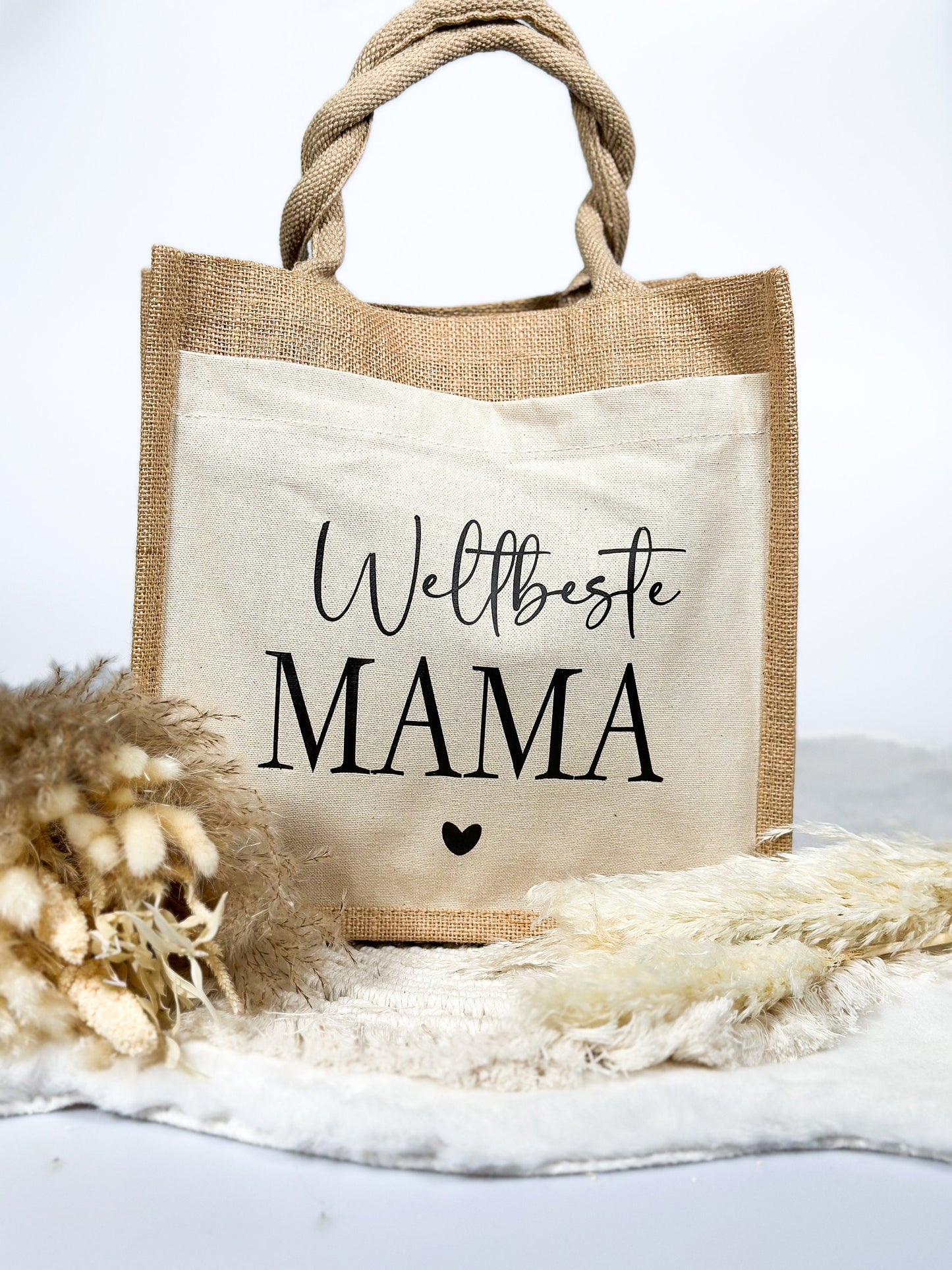 Jutetasche“Weltbeste Mama“