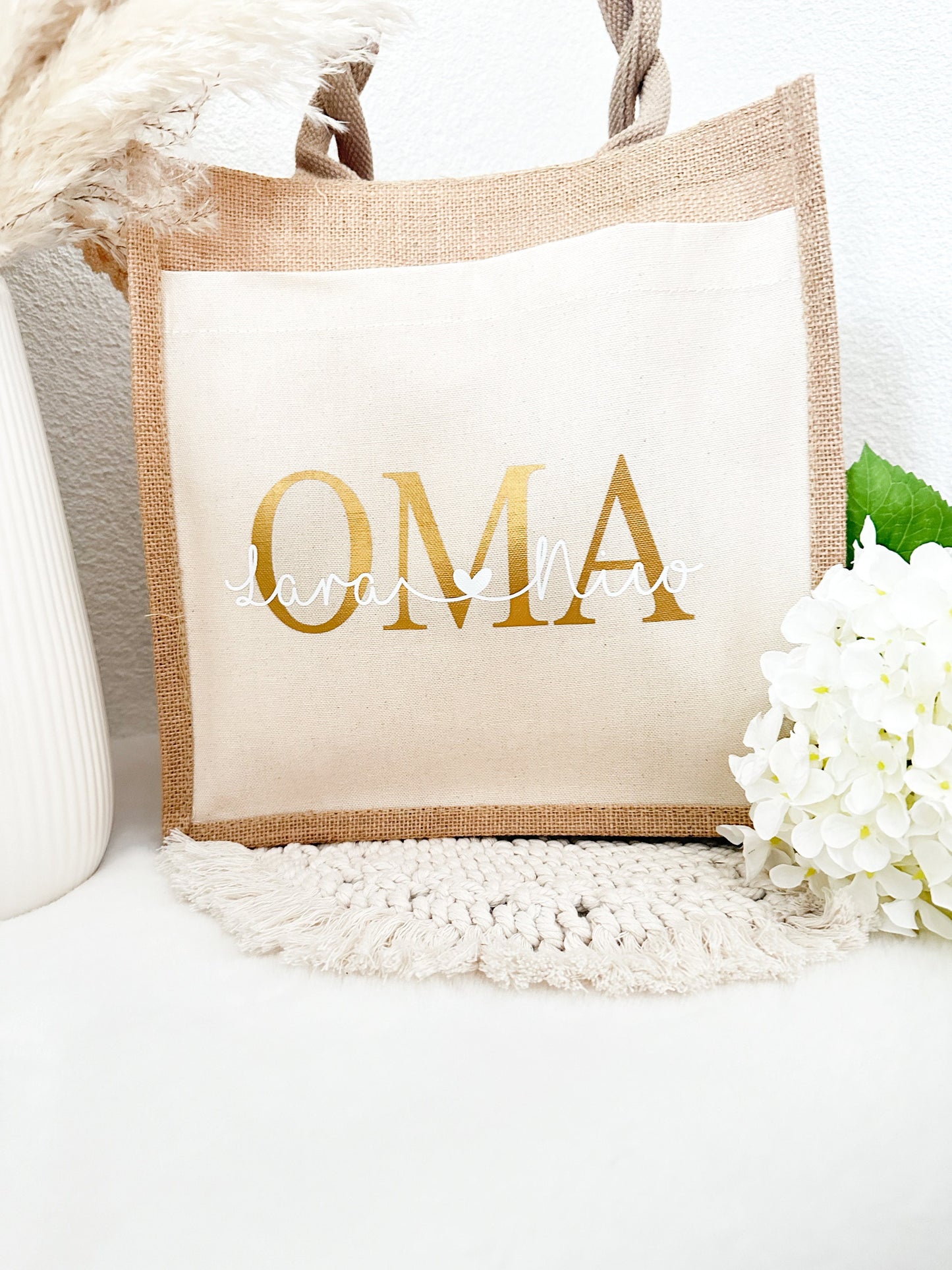 Jutetasche „OMA“