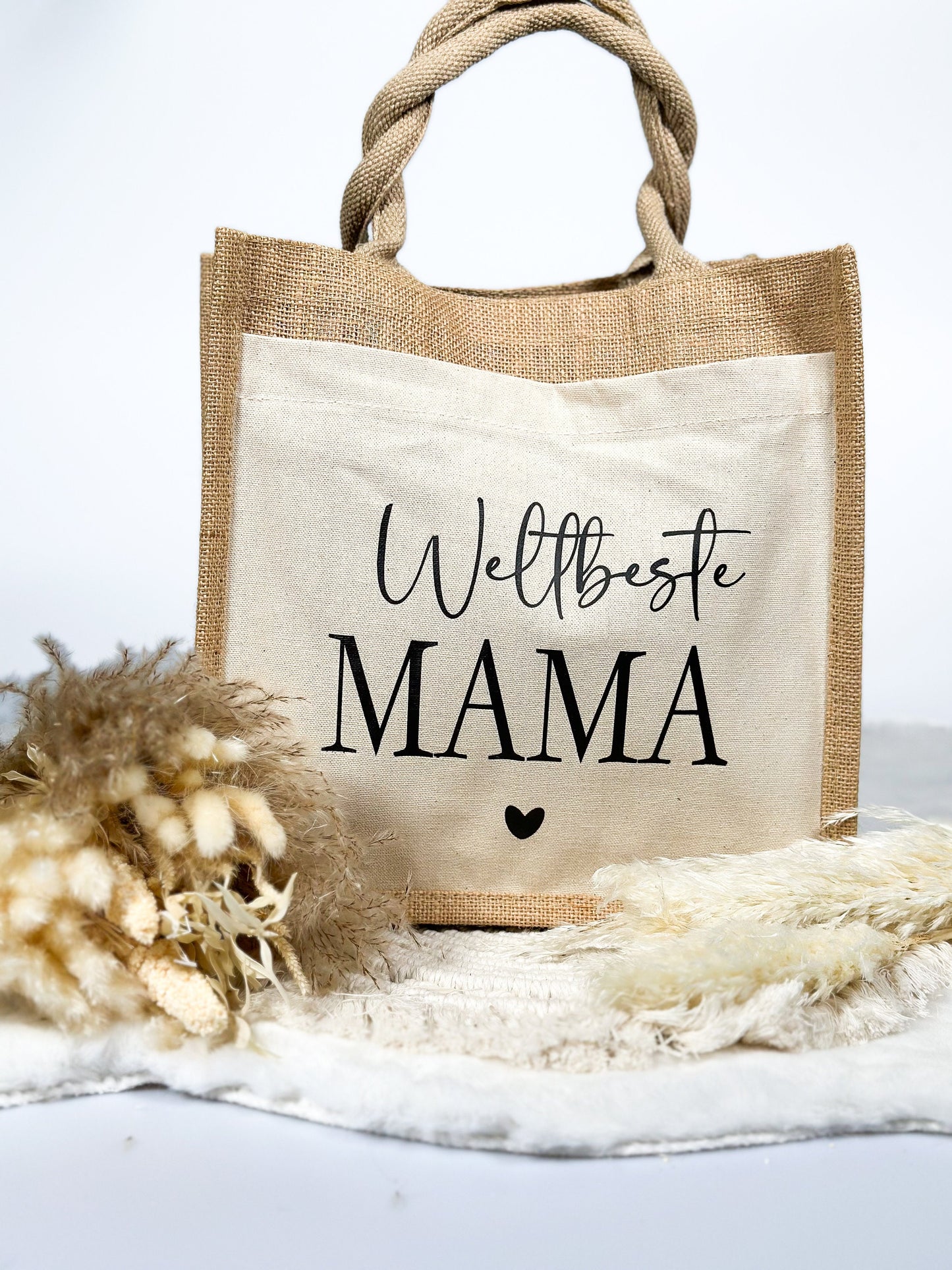 Jutetasche“Weltbeste Mama“