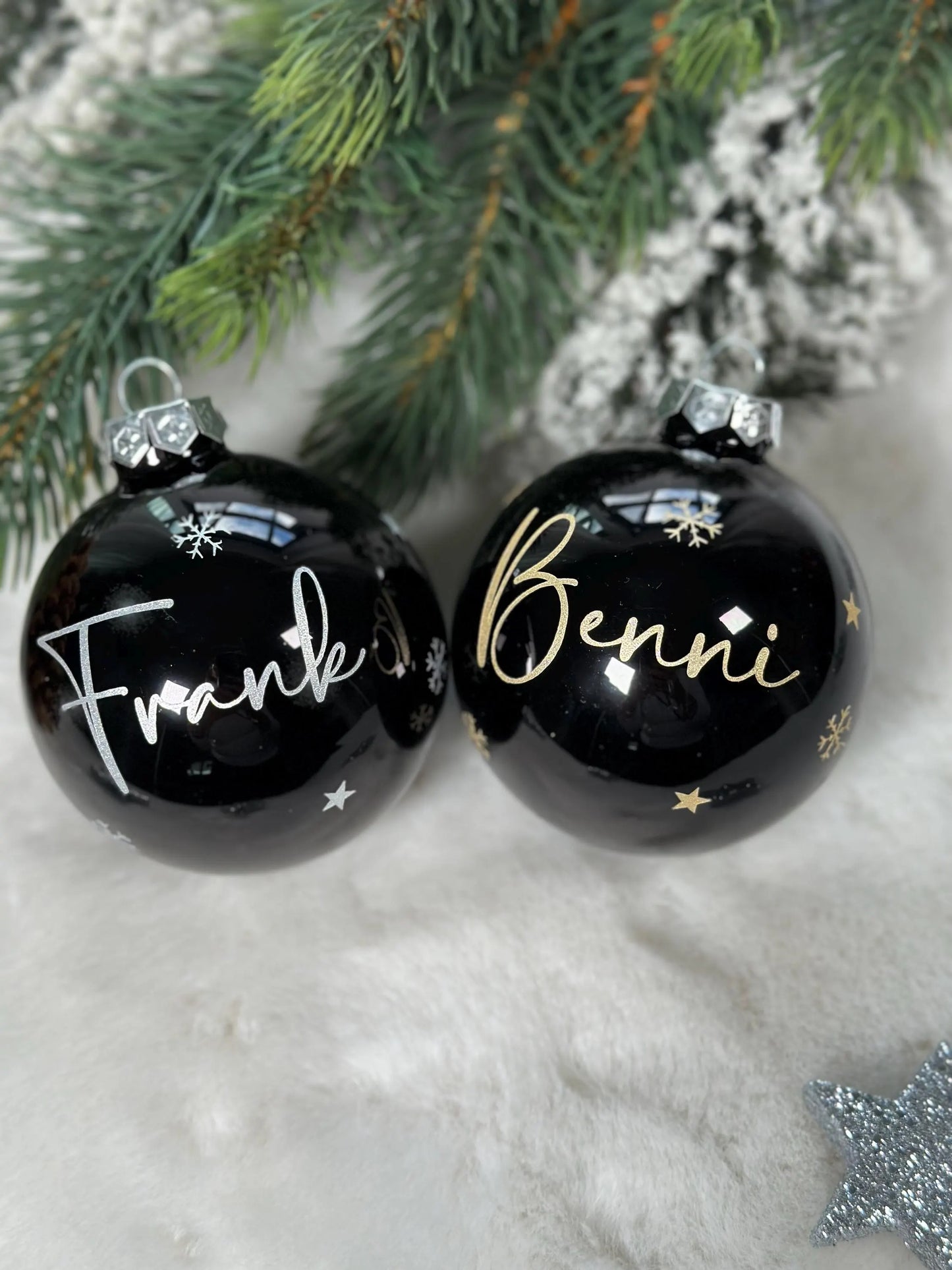 Personalisierte Weihnachtskugel mit Name