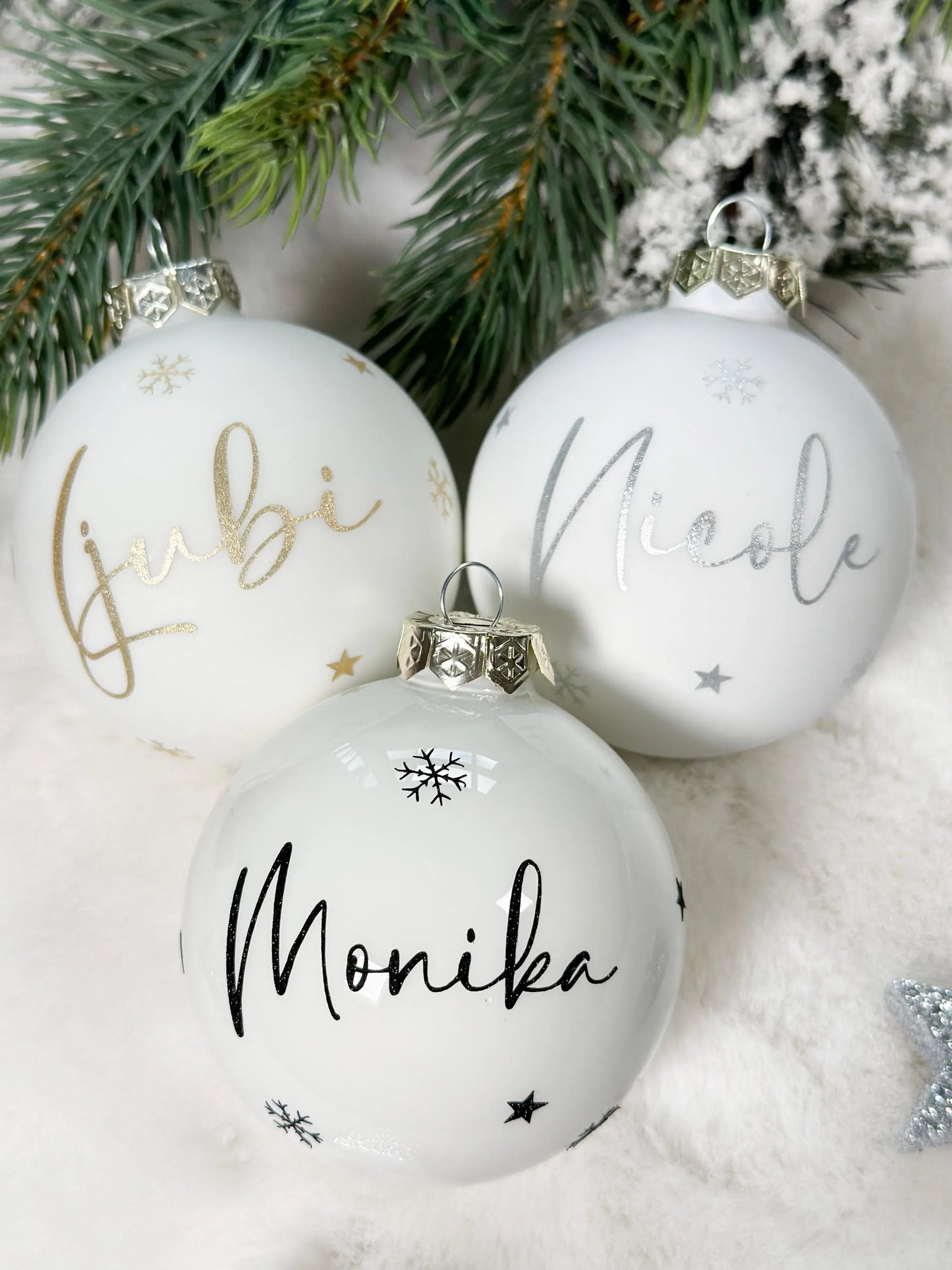 Weihnachtskugel mit Name