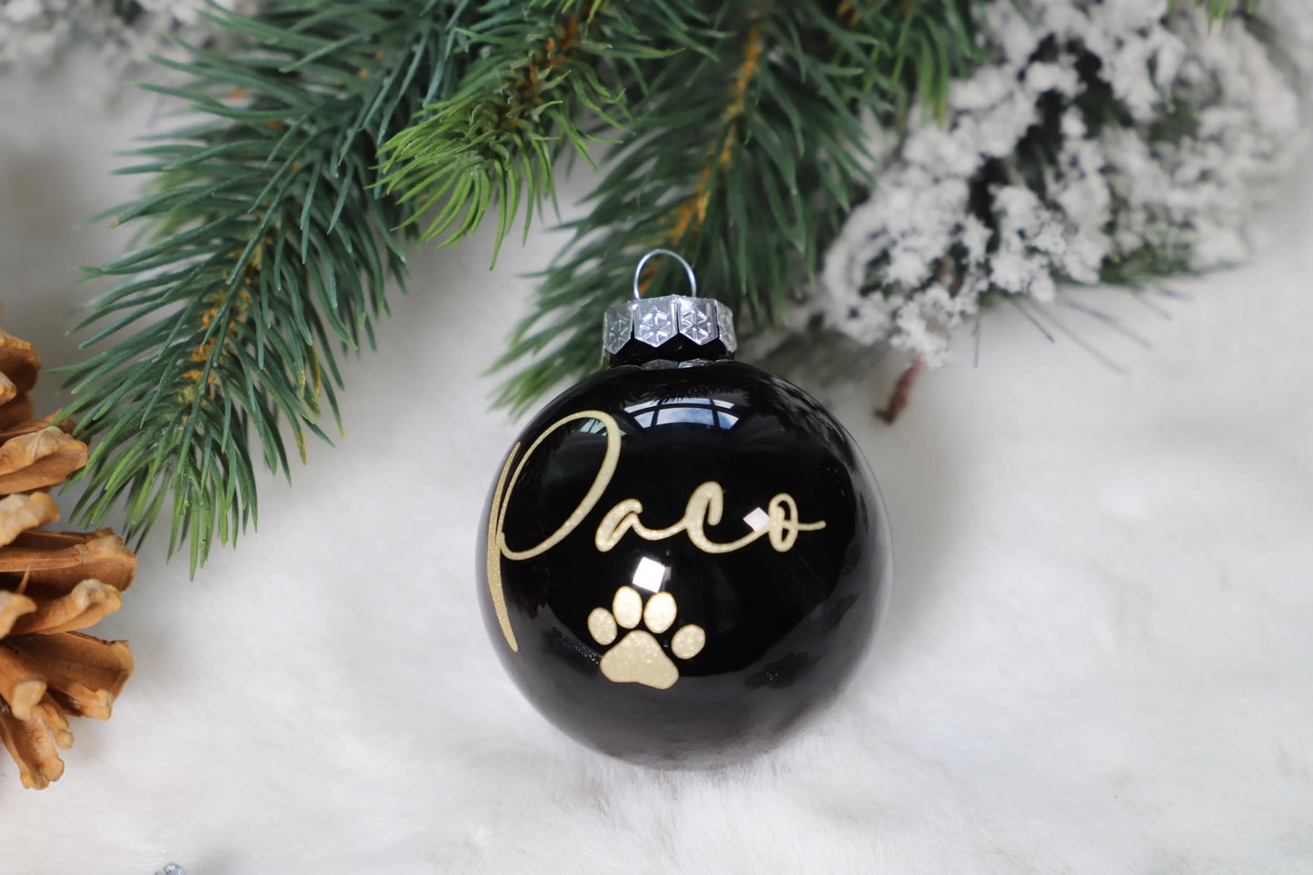 Personalisierte Weihnachtskugel für Vierbeiner