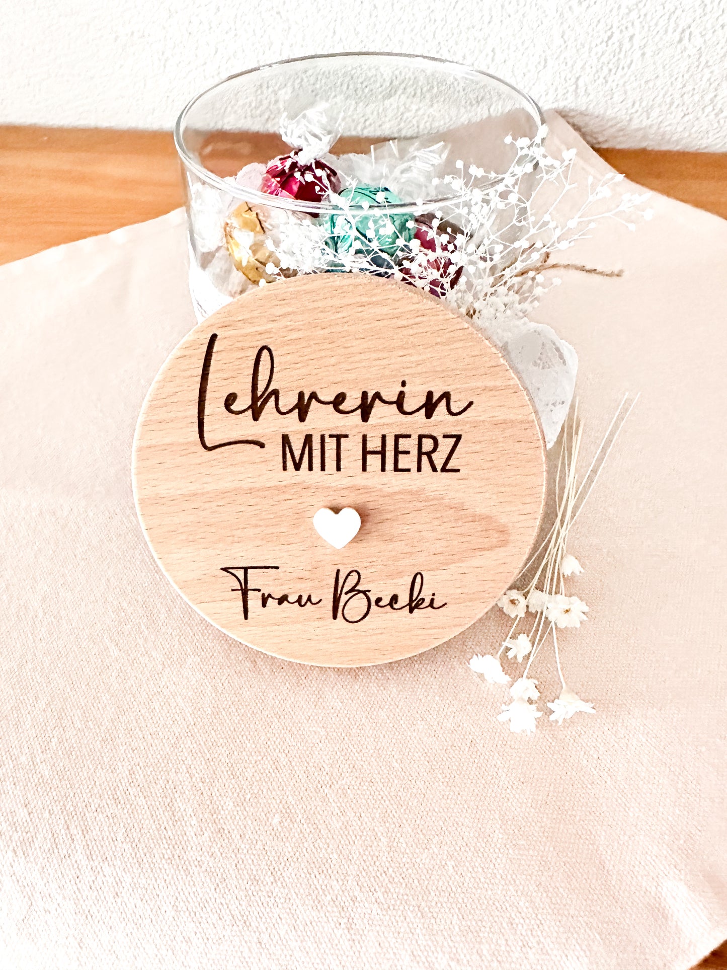 Vorratsglas-Lehrerin / Erzieherin
