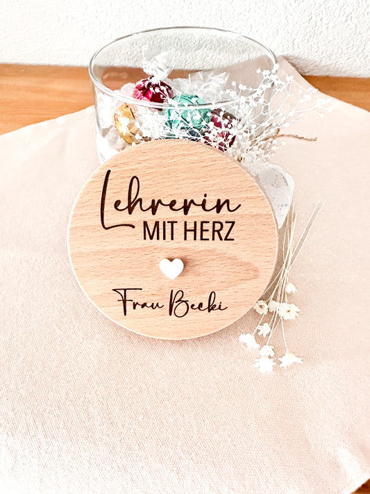 Vorratsglas-Lehrerin / Erzieherin