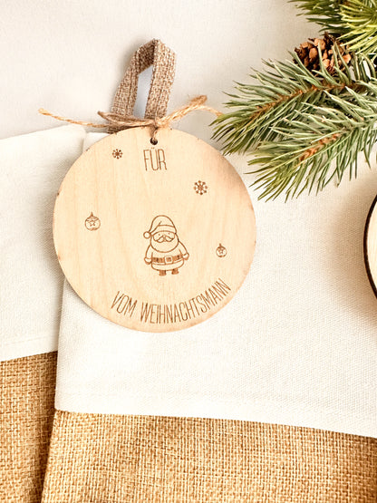 Nikolausstiefel mit Namensanhänger