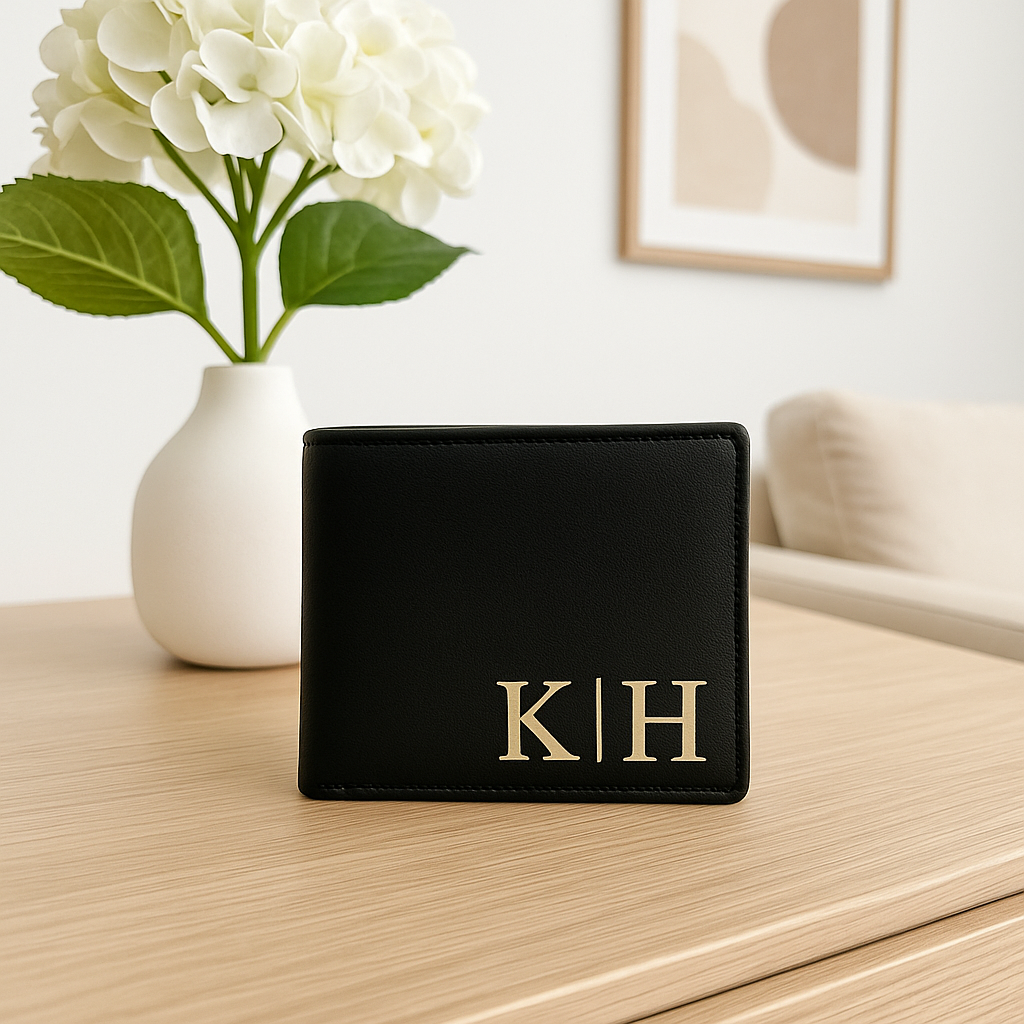 Personalisierte Geldbörse aus Leder