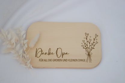 Brettchen "Danke Opa"