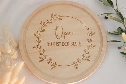 Brettchen " Opa du bist der Beste"