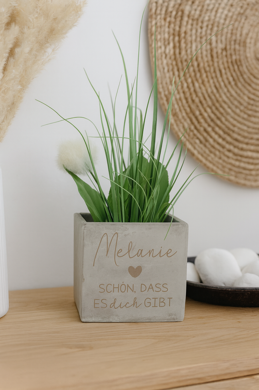 Blumentopf-Schön, dass es dich gibt