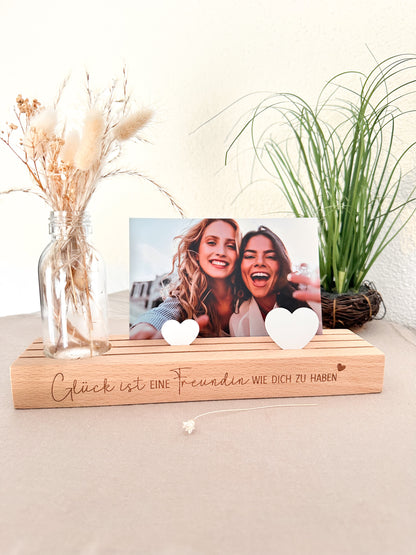 Kartenständer -Glück ist eine Freundin wie Dich zu haben
