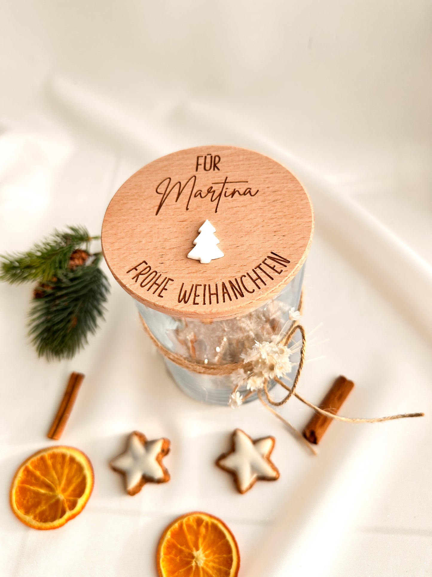 Vorratsglas-Frohe Weihnachten