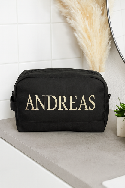 Kulturtasche mit Namen