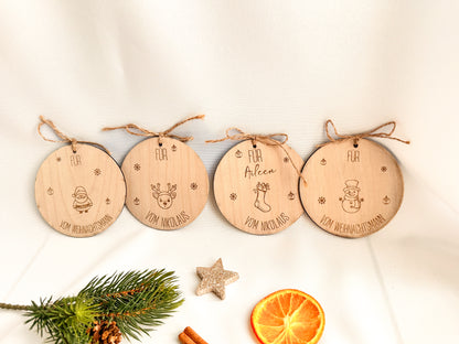 Individuelle Geschenkanhänger