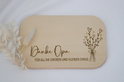 Brettchen "Danke Opa"