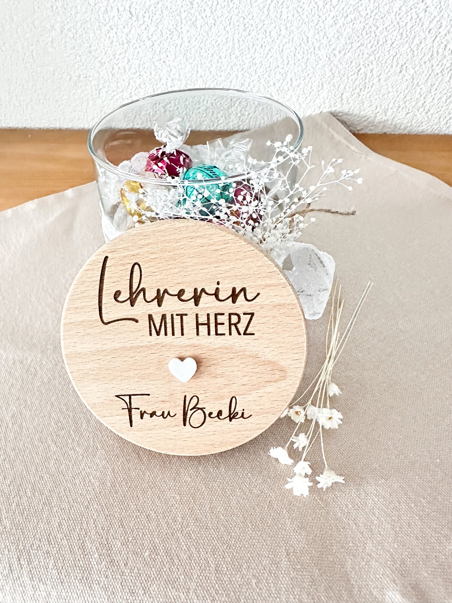 Vorratsglas-Lehrerin / Erzieherin