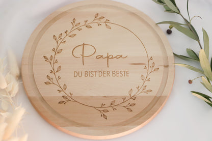 Brettchen " Papa du bist der Beste"