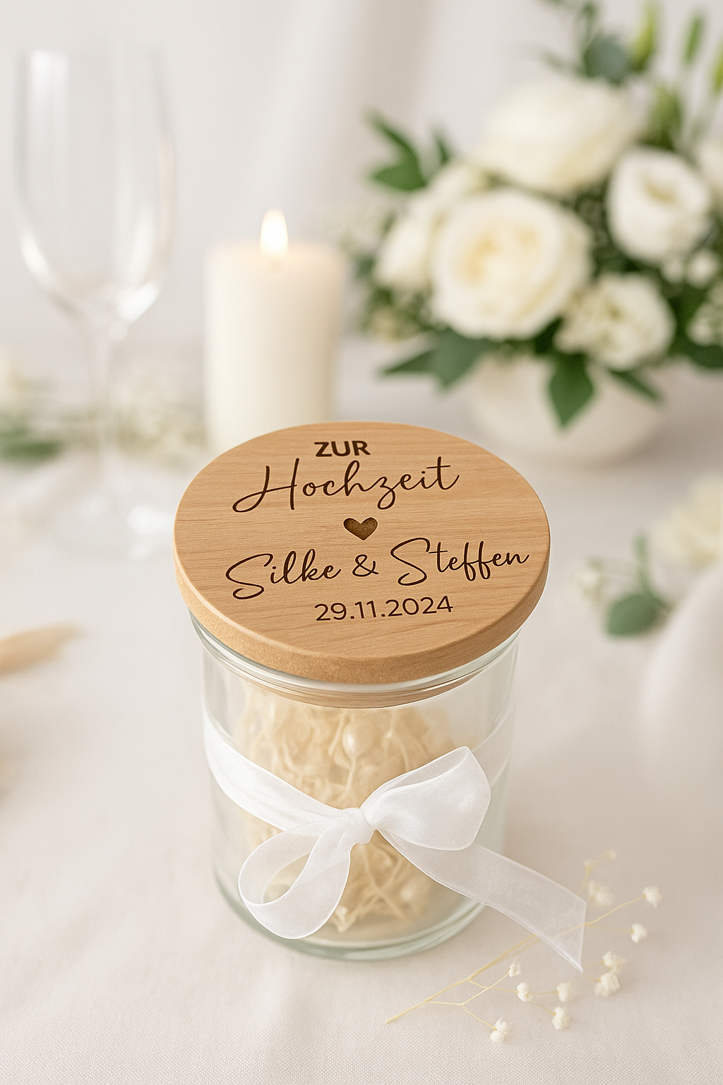 Vorratsglas- Zur Hochzeit