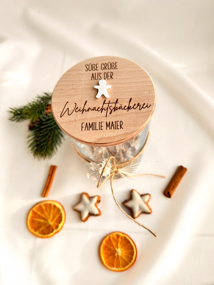 Personalisiertes Vorratsglas - Weihnachten