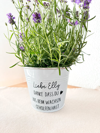Blumentopf mit Spruch- Lehrer/ Erzieher