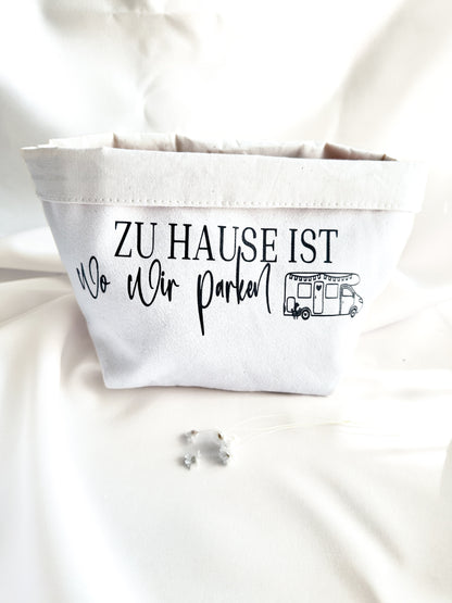 Brotkorb-Zuhause ist wo wir parken