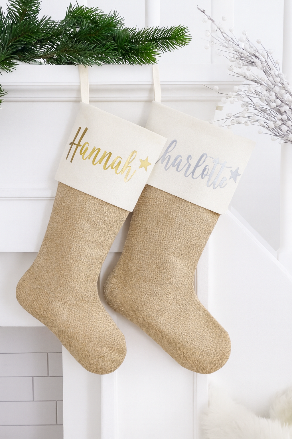 Nikolausstifel personalisiert mit Name