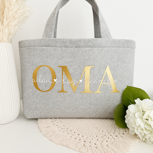 Filz Tasche“Oma“