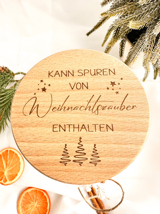 Vorratsglas-"Kann Spuren von Weihnachtszauber enthalten"