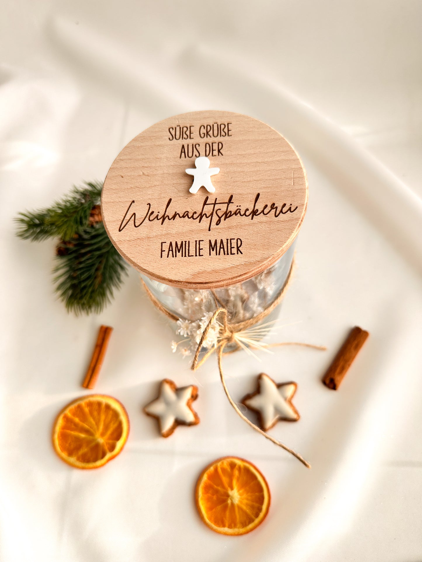 Personalisiertes Vorratsglas - Weihnachten