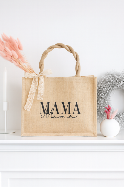 Jutetasche „Mama“
