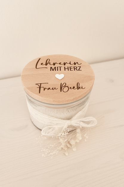 Vorratsglas-Lehrerin / Erzieherin