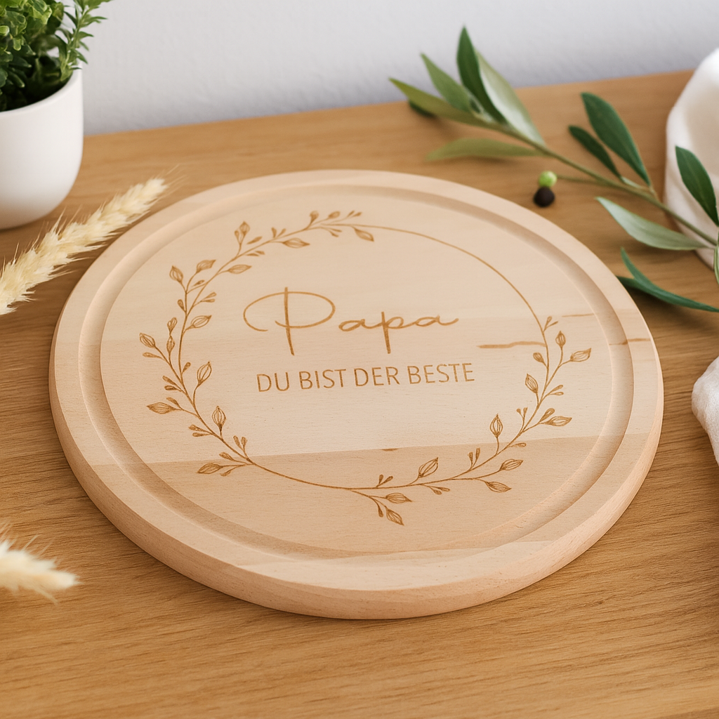 Brettchen " Papa du bist der Beste"