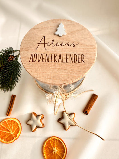 Vorratsglas- Adventskalender