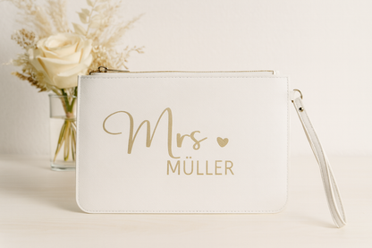 Personalisierte Braut-Clutch II