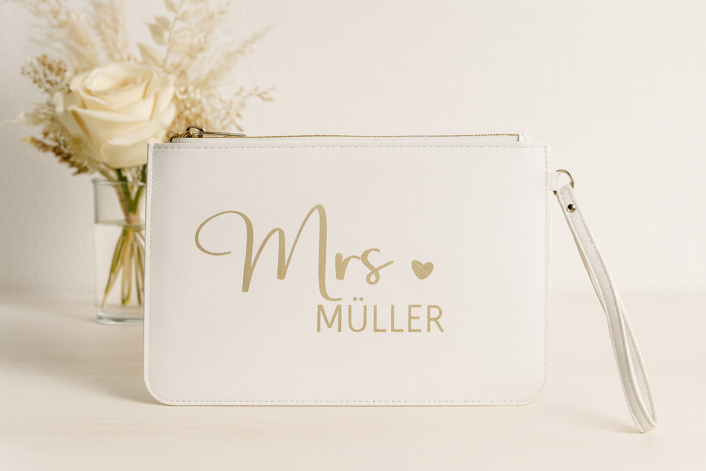 Personalisierte Braut-Clutch II