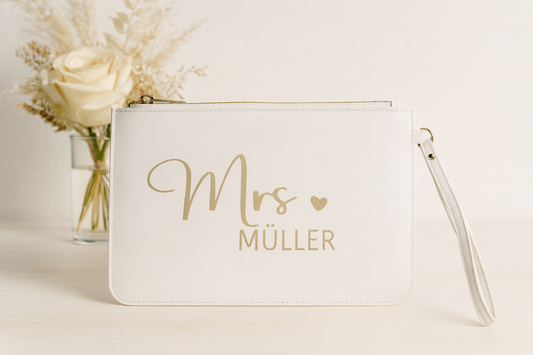 Personalisierte Braut-Clutch II
