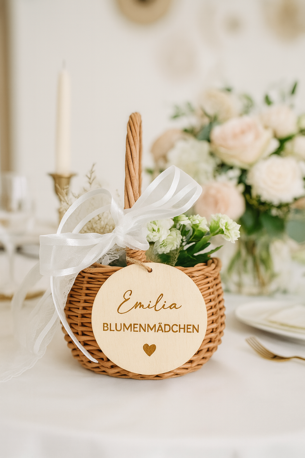 Körbchen-Blumenkind-Anhänger